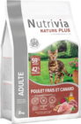 CROQUETTES CHATS - NUTRIVIA NATURE PLUS à 17,59 € dans le catalogue Animalis