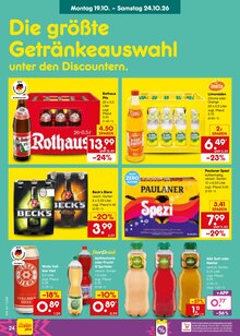 Becks im Netto Marken-Discount Prospekt "Aktuelle Angebote" mit 75 Seiten (Reutlingen)