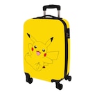 Valise cabine rigide  Pokemon en promo chez Carrefour Boulogne-Billancourt à 39,99 €