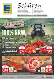 EDEKA Prospekt für Bonn mit 24 Seiten EDEKA Prospekt für Bonn: "Aktuelle Angebote", 24 Seiten, 11.08.2025 - 16.08.2025