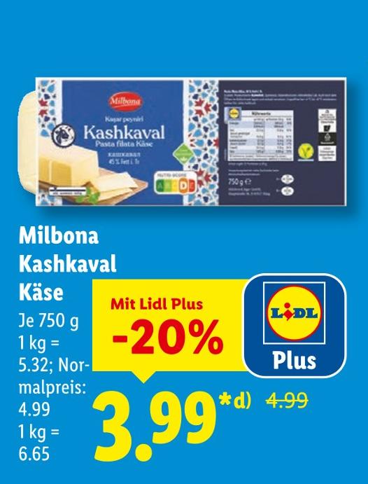 Kashkaval Käse