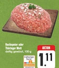 Hackepeter oder Thüringer Mett Angebote bei EDEKA Dresden für 1,11 €