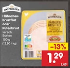 Hähnchenbrustfilet oder Putenbrust im Angebot bei Netto Marken-Discount in Hamm Hähnchenbrustfilet oder Putenbrust Angebote bei Netto Marken-Discount Hamm für 1,29 €
