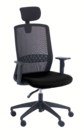 Fauteuil scott noir en promo chez Bureau Vallée Poitiers à 159,00 €