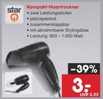 Aktuelles Kompakt-Haartrockner Angebot bei Netto Marken-Discount in Leipzig ab 3,00 €