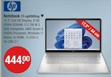 Notebook 17-cp0565ng im V-Markt Prospekt Notebook 17-cp0565ng von HP im aktuellen V-Markt Prospekt für 444,00 €