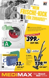 Aktueller MEDIMAX Elektromarkt Prospekt in Großholbach und Umgebung, "MEIN FRISCHE-KICK FÜR ZUHAUSE!" mit 8 Seiten, 19.04.2024 - 26.04.2024