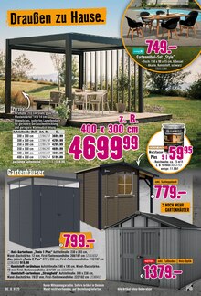 Gartenmöbel im Hornbach Prospekt "Dir ist vieles Latte. Nur nicht Dein Garten." mit 33 Seiten (Mönchengladbach)