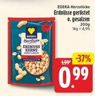 Erdnüsse geröstet o. gesalzen von EDEKA Herzstücke für 0,99 € bei EDEKA im Angebot Erdnüsse geröstet o. gesalzen von EDEKA Herzstücke im aktuellen EDEKA Prospekt