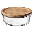 + Vorratsbehälter mit Deckel rund Glas/Bambus 400 ml von IKEA 365+ im aktuellen IKEA Prospekt für 4,99 €