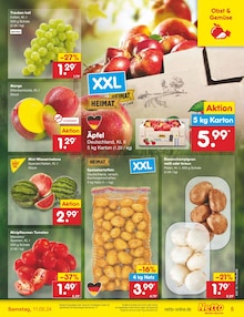 Äpfel im Netto Marken-Discount Prospekt "Aktuelle Angebote" mit 55 Seiten (Duisburg)