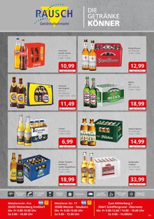 Coca Cola im Getränkefachmarkt Rausch Prospekt "DIE GETRÄNKEKÖNNER" mit 2 Seiten (Gießen)