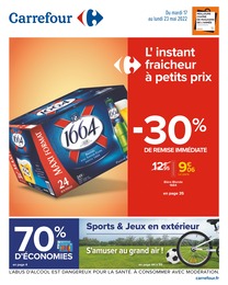 Catalogue Carrefour à Plouvain, avec 60 pages Prospectus Carrefour à Plouvain, "L'instant fraicheur à petits prix", 60 pages, 17/05/2022 - 23/05/2022