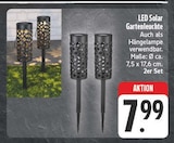 LED Solar Gartenleuchte Angebote bei EDEKA Erlangen für 7,99 €