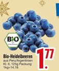 Bio-Heidelbeeren  im aktuellen EDEKA Prospekt für 1,77 €