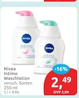Intimo Waschlotion Sensitive von Nivea im aktuellen budni Prospekt