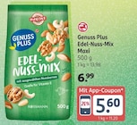 Edel-Nuss-Mix Maxi im Rossmann Prospekt Edel-Nuss-Mix Maxi von Genuss Plus im aktuellen Rossmann Prospekt für 5,60 €