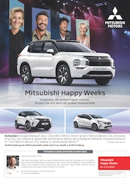 Mitsubishi Prospekt für Puderbach mit 1 Seite Mitsubishi Prospekt für Puderbach: "Mitsubishi Happy Weeks", 1 Seite, 15.09.2025 - 13.10.2025