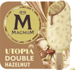 4 bâtonnets utopia double noisette - MAGNUM en promo à 7,18 € chez Aldi 4 bâtonnets utopia double noisette - MAGNUM dans le catalogue Aldi