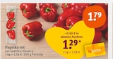 Paprika rot im Angebot bei tegut in Mannheim Paprika rot Angebote bei tegut Mannheim für 1,29 €