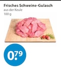Frisches Schweine-Gulasch Angebote bei V-Markt Kempten für 0,79 €