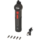 Tournevis rotatif FERM - FERM en promo à 11,88 € chez Action Tournevis rotatif FERM - FERM dans le catalogue Action