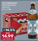 Hell Alkoholfrei bei Getränke König im Prospekt "" für 14,99 €