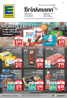 Aktueller EDEKA Prospekt "Aktuelle Angebote" Seite 1 von 24 Seiten für Bielefeld