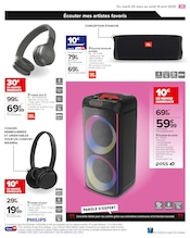 Promos Enceinte Bluetooth dans le catalogue "PASSEZ LE PRINTEMPS CONNECTÉ À VOS ENVIES !" de Carrefour à la page 27