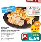 Frisches Hähnchen-Brustfilet Angebote von Mühlenhof Regional bei Penny-Markt Wolfsburg für 4,79 €