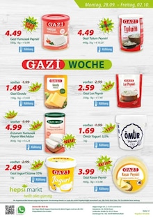 Joghurt im aktuellen Hepsi Markt Prospekt (Wuppertal) Joghurt im Hepsi Markt Prospekt "IHR TĂśRKISCHER SUPERMARKT" mit 12 Seiten (Wuppertal)
