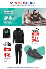 Chaussures Angebote im Prospekt "PLUS DE STYLE SANS FAUTE DE PRIX" von Intersport auf Seite 1