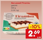 Tiramisu im Angebot bei Netto Marken-Discount in Augsburg Tiramisu Angebote von Genusswelt bei Netto Marken-Discount Augsburg für 2,69 €