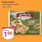 Knäcke Sesam im Angebot bei GLOBUS in Duisburg Knäcke Sesam Angebote von Burger bei GLOBUS Duisburg für 1,00 €