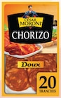 Chorizo grandes tranches doux - CÉSAR MORONI dans le catalogue Intermarché Super