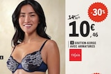 Soutien-gorge avec armatures - Tissaia en promo chez E.Leclerc Grenoble à 10,46 €