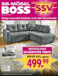 Aktueller SB Möbel Boss Prospekt, "SCHRUMPFT DIE PREISE!", mit Angeboten der Woche, gültig von 27.05.2024 bis 27.05.2024