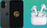 Iphone 16 reconditionné 128 go + écouteur sans fil tws crystal reborn en promo chez Intermarché Hyper Antibes à 649,00 €