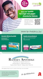 Aktueller mea - meine apotheke Apotheken Prospekt für Much: Unsere Juni-Angebote mit 4} Seiten, 01.06.2026 - 30.06.2026