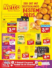 Bier im Netto Marken-Discount Prospekt "Aktuelle Angebote" mit 56 Seiten (Jena)