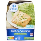 Filet de saumon brocolis - CARREFOUR EXTRA en promo chez Carrefour Orléans à 3,69 €