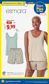 Pyjama Femme Angebote im Prospekt "Offres Flash !" von Lidl Pyjama Femme Angebote im Prospekt "Offres Flash !" von Lidl auf Seite 76