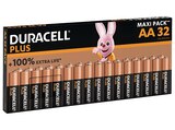 Plus AA, 32er Pack, AA Batterie, Alkaline, 1.5 Volt im MediaMarkt Saturn Prospekt Plus AA, 32er Pack, AA Batterie, Alkaline, 1.5 Volt von DURACELL im aktuellen MediaMarkt Saturn Prospekt für 19,99 €