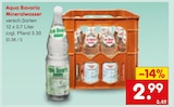 Mineralwasser von Aqua Bavaria im aktuellen Netto Marken-Discount Prospekt für 2,99 €