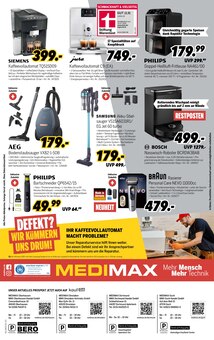 Kaffee im aktuellen MEDIMAX Prospekt (Dinslaken) Kaffee im MEDIMAX Prospekt "MEIN LIEFERHELD HEISST MAX!" mit 8 Seiten (Dinslaken)