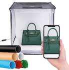 Studio photo pliable avec éclairage LED - Sumikon en promo chez PEARL Pontault-Combault à 29,99 €