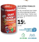 Quiz apéro pringles - First Ediitons à 15,95 € dans le catalogue E.Leclerc