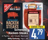 Schweine-Nacken-Steaks im EDEKA Prospekt Schweine-Nacken-Steaks im aktuellen EDEKA Prospekt für 4,79 €