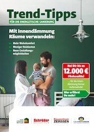 Schröder Bauzentrum Prospekt für Süderhastedt mit 10 Seiten Schröder Bauzentrum Prospekt für Süderhastedt: "Trend-Tipps für die energetische Sanierung", 10 Seiten, 17.10.2025 - 26.10.2025