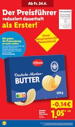Lidl Butter im Prospekt 